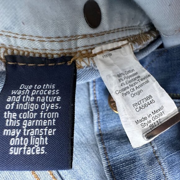 Madewell Skinny Jeans Raw Step Hem High Rise Stretch Womens Blue Size 28 - Picture 6 of 11